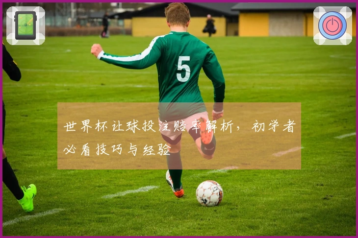世界杯让球投注赔率解析，初学者必看技巧与经验